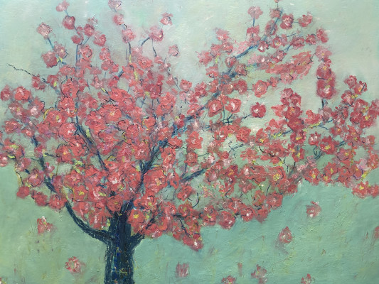 Apple Blossoms II by Barbara Santucci