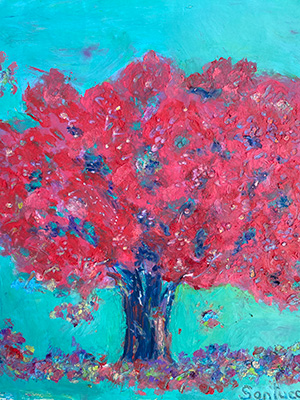 Redbud Tree by Barbara Santucci